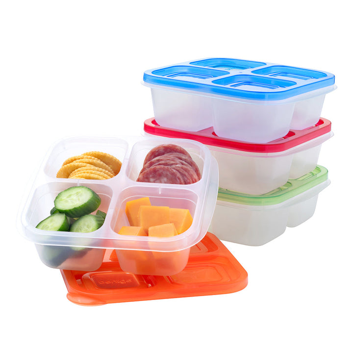 Bentgo Easyboxes 4-Compartment Snack Containers 8-Piece Set R2
