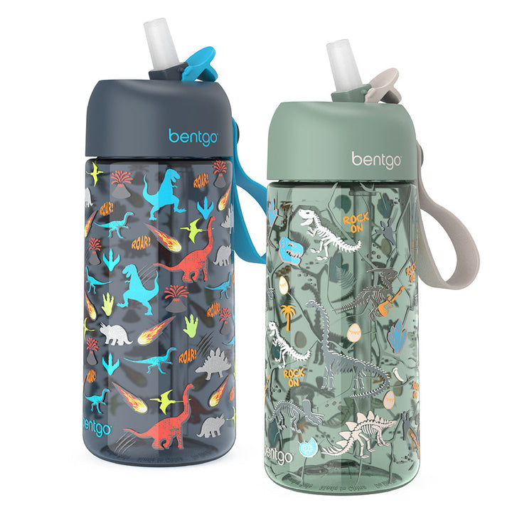 Bentgo Kids Prints Water Bottle (2-Pack) F3