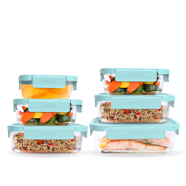 Bentgo Glass Leak-Proof Food Storage Set (12-Piece) V7