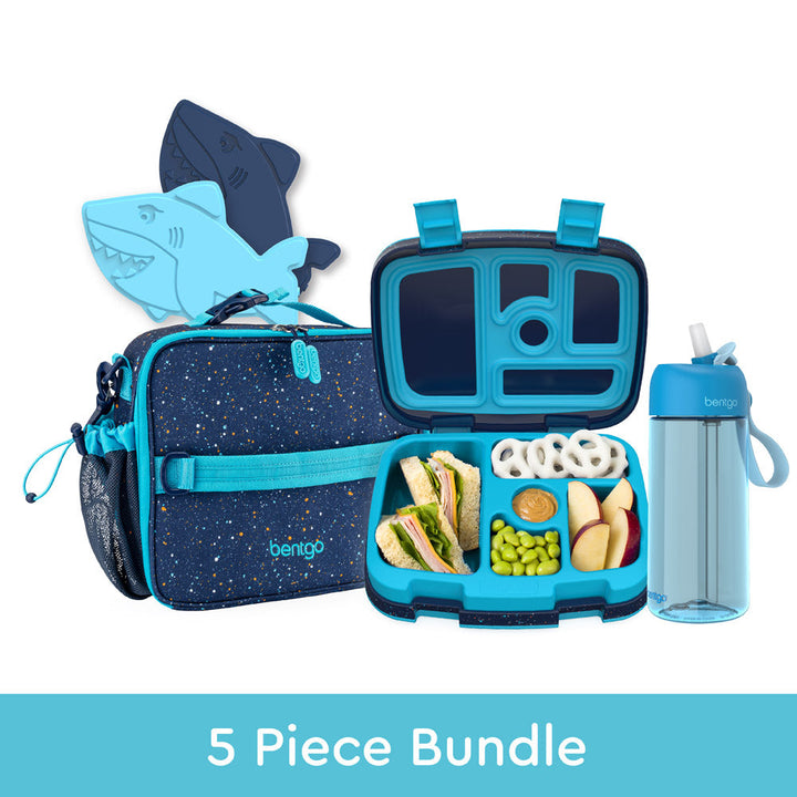 Bentgo Kids Prints Lunch 5-Piece Set with Ice Packs N7