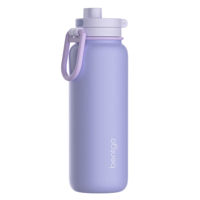 Bentgo Flip 2-in-1 Water Bottle (24 fl oz) - Lilac Cloud