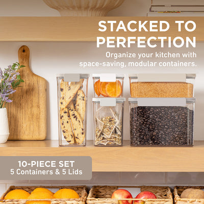 Bentgo Pantry Airtight Dry Food Storage Containers (10-pcs)