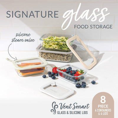 Bentgo Signature Glass Food Storage Set (8-Piece)