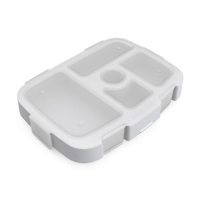 Bentgo Kids Tray with Transparent Cover (Glitter) - Silver Glitter