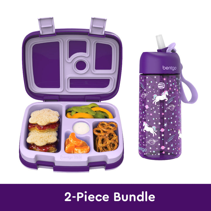Bentgo Kids Prints Lunch Box & Water Bottle U7